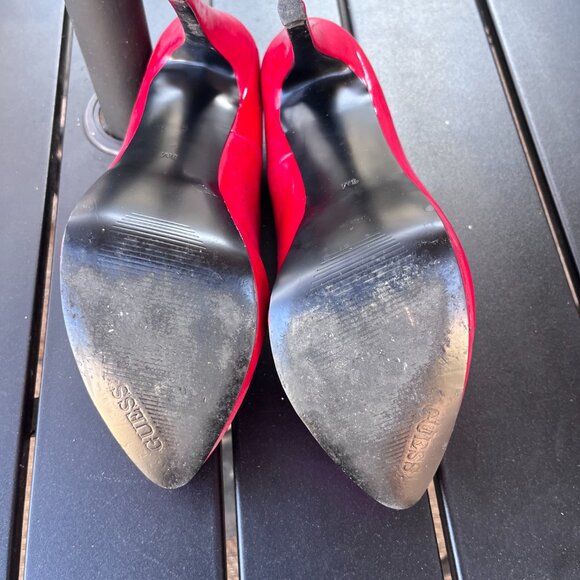 Guess Red Patent Leather Pumps - Picture 7 of 7